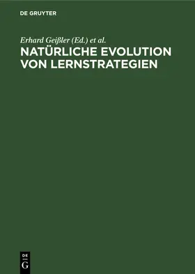 Tembrock / Geißler |  Natürliche Evolution von Lernstrategien | Buch |  Sack Fachmedien