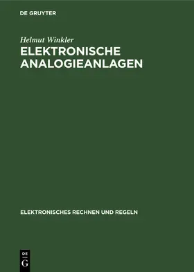 Winkler |  Elektronische Analogieanlagen | Buch |  Sack Fachmedien