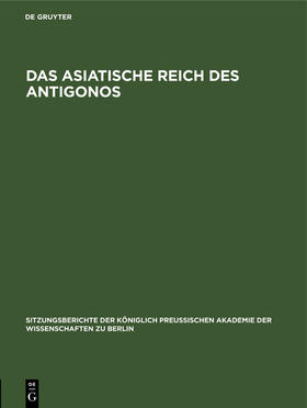  Das asiatische Reich des Antigonos | Buch |  Sack Fachmedien