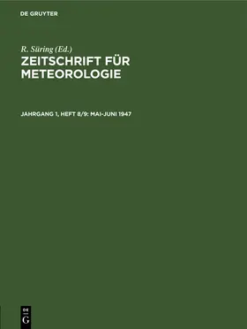 Süring |  Mai-Juni 1947 | Buch |  Sack Fachmedien