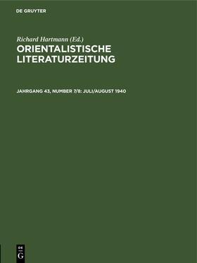  Juli/August 1940 | Buch |  Sack Fachmedien