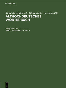 Grosse / Blum |  C und D | Buch |  Sack Fachmedien