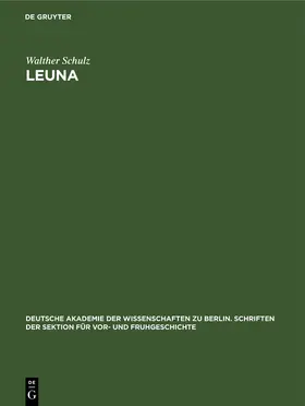 Schulz |  Leuna | Buch |  Sack Fachmedien