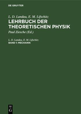 Landau / Lifschitz / Ziesche |  Mechanik | Buch |  Sack Fachmedien