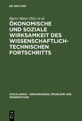Marschall / Maier |  Ökonomische und soziale Wirksamkeit des wissenschaftlich-technischen Fortschritts | Buch |  Sack Fachmedien