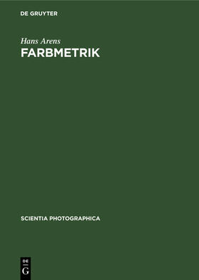 Arens |  Farbmetrik | Buch |  Sack Fachmedien