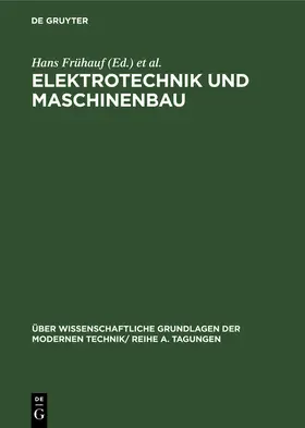 Frühauf / Rompe / Schröder |  Elektrotechnik und Maschinenbau | Buch |  Sack Fachmedien