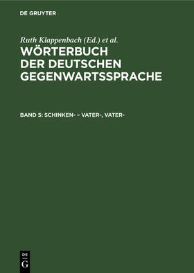 Kempcke / Malige-Klappenbach / Klappenbach |  Schinken- ¿ Vater-, vater- | Buch |  Sack Fachmedien