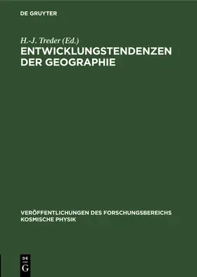 Treder |  Entwicklungstendenzen der Geographie | Buch |  Sack Fachmedien