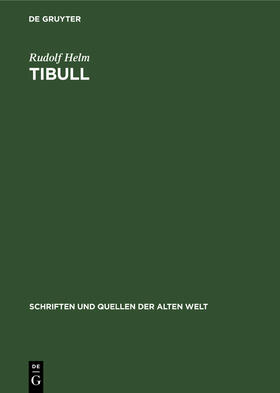 Helm |  Tibull | Buch |  Sack Fachmedien