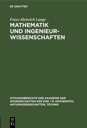 Lange |  Mathematik und Ingenieurwissenschaften | Buch |  Sack Fachmedien