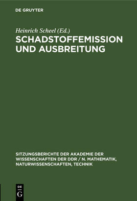 Scheel |  Schadstoffemission und Ausbreitung | Buch |  Sack Fachmedien