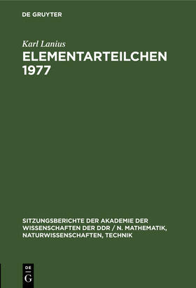 Lanius |  Elementarteilchen 1977 | Buch |  Sack Fachmedien