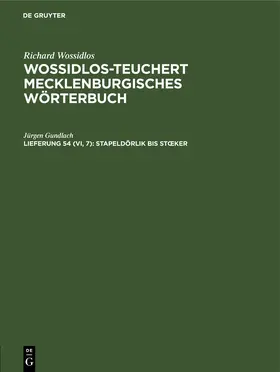 Gundlach |  Stapeldörlik bis Stœker | eBook | Sack Fachmedien