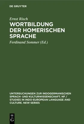 Risch / Sommer |  Wortbildung der homerischen Sprache | eBook | Sack Fachmedien