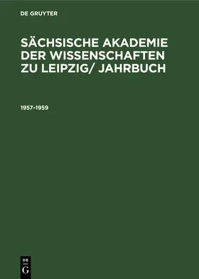  1957–1959 | eBook | Sack Fachmedien