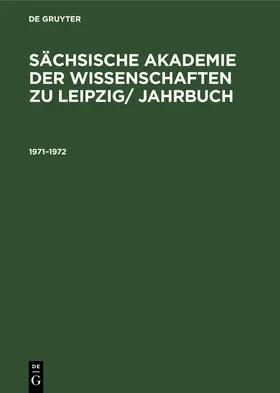  1971–1972 | eBook | Sack Fachmedien