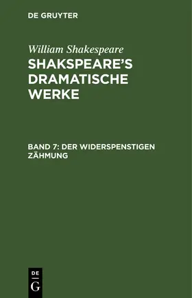 Shakespeare |  Der Widerspenstigen Zähmung | eBook | Sack Fachmedien