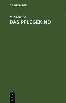 Niestroj |  Das Pflegekind | eBook | Sack Fachmedien