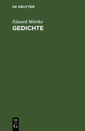 Mörike |  Gedichte | eBook | Sack Fachmedien