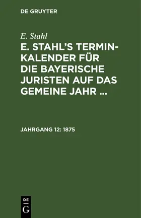 Stahl |  1875 | eBook | Sack Fachmedien