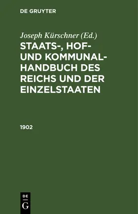 Kürschner |  1902 | Buch |  Sack Fachmedien