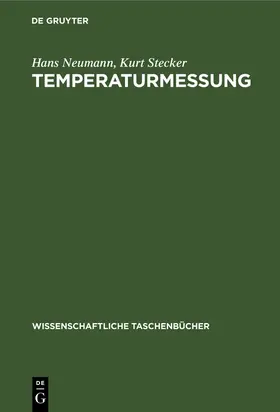 Neumann / Stecker |  Temperaturmessung | Buch |  Sack Fachmedien