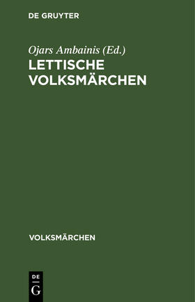Ambainis / Fiedler |  Lettische Volksmärchen | Buch |  Sack Fachmedien