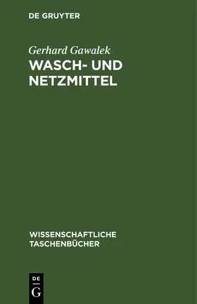 Gawalek |  Wasch- und Netzmittel | eBook | Sack Fachmedien