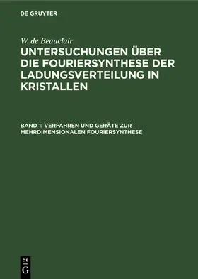 Beauclair |  Verfahren und Geräte zur mehrdimensionalen Fouriersynthese | eBook | Sack Fachmedien