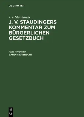 Herzfelder |  Erbrecht | Buch |  Sack Fachmedien