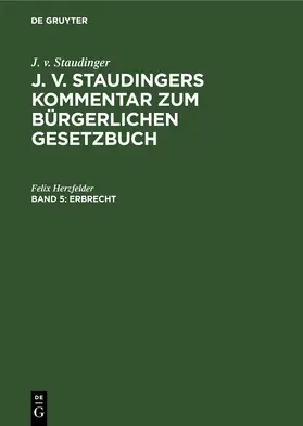 Herzfelder |  Erbrecht | eBook | Sack Fachmedien