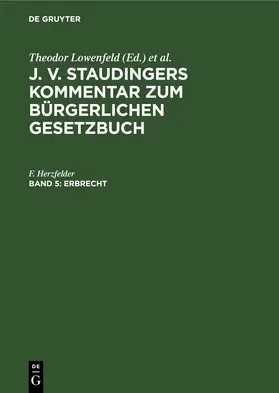 Herzfelder |  Erbrecht | eBook | Sack Fachmedien