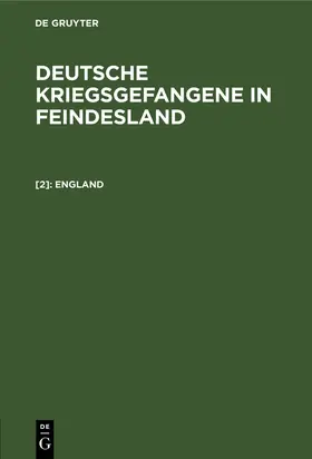 Degruyter |  England | Buch |  Sack Fachmedien