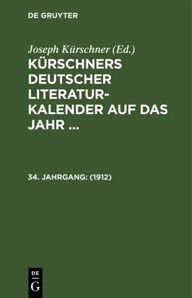 Kürschner |  1912 | Buch |  Sack Fachmedien