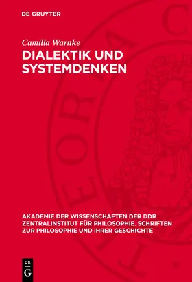 Bergmann / Warnke / Hedtke |  Dialektik und Systemdenken | Buch |  Sack Fachmedien