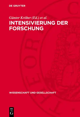 Kröber / Laitko / Läsker |  Intensivierung der Forschung | Buch |  Sack Fachmedien