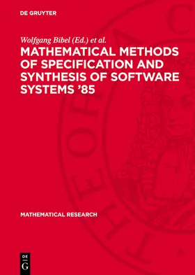 Bibel / Jantke | Mathematical Methods of Specification and Synthesis of Software Systems ‘85 | E-Book | sack.de