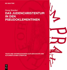 Strecker |  Das Judenchristentum in den Pseudoklementinen | eBook | Sack Fachmedien