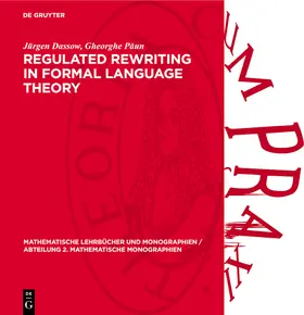 Dassow / Paun / Paun |  Regulated Rewriting in Formal Language Theory | eBook | Sack Fachmedien