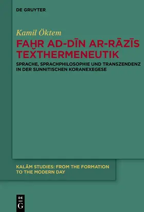 Öktem |  FaHr ad-Din ar-Razis Texthermeneutik | Buch |  Sack Fachmedien