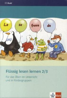 Tacke |  Flüssig lesen lernen. Arbeitsheft mit Lehrerhinweisen 2./3. Schuljahr | Buch |  Sack Fachmedien