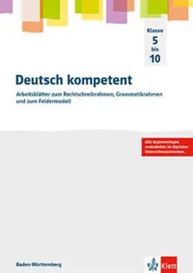  Deutsch kompetent 5-10. Ausgabe Baden-Württemberg | Buch |  Sack Fachmedien