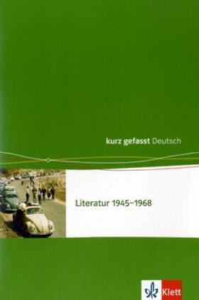 Göbel |  Literatur 1945-1968 | Buch |  Sack Fachmedien