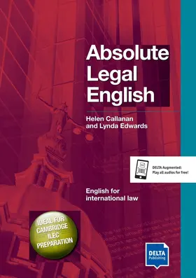 Callanan / Edwards |  Absolute Legal English B2-C1. Coursebook with Audio CD | Buch |  Sack Fachmedien