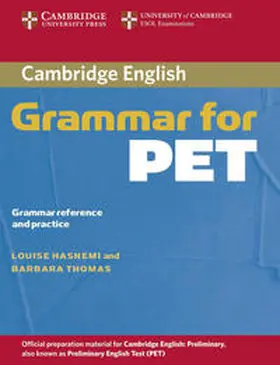 Hashemi / Thomas |  Cambridge Grammar for PET. Book without answers | Buch |  Sack Fachmedien