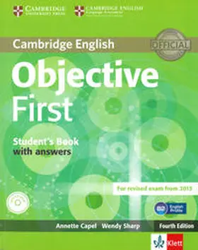 Capel / Sharp |  Objective First Klett edition. Student's book with answers and CD-ROM | Buch |  Sack Fachmedien