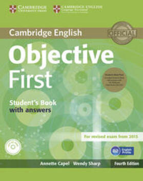 Capel / Sharp |  Objective First - Fourth Edition. Student's Book Pack (Student's Book with answers with CD-ROM and Class Audio CDs(2)) | Buch |  Sack Fachmedien