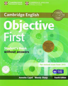 Capel / Sharp |  Objective First - Fourth Edition. Student's Pack without answers (Student's Book with CD-ROM, Workbook with Audio CD) | Buch |  Sack Fachmedien