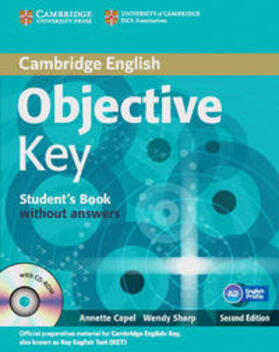 Capel / Sharp |  Objective Key. Student's Book without answers with CD-ROM | Buch |  Sack Fachmedien